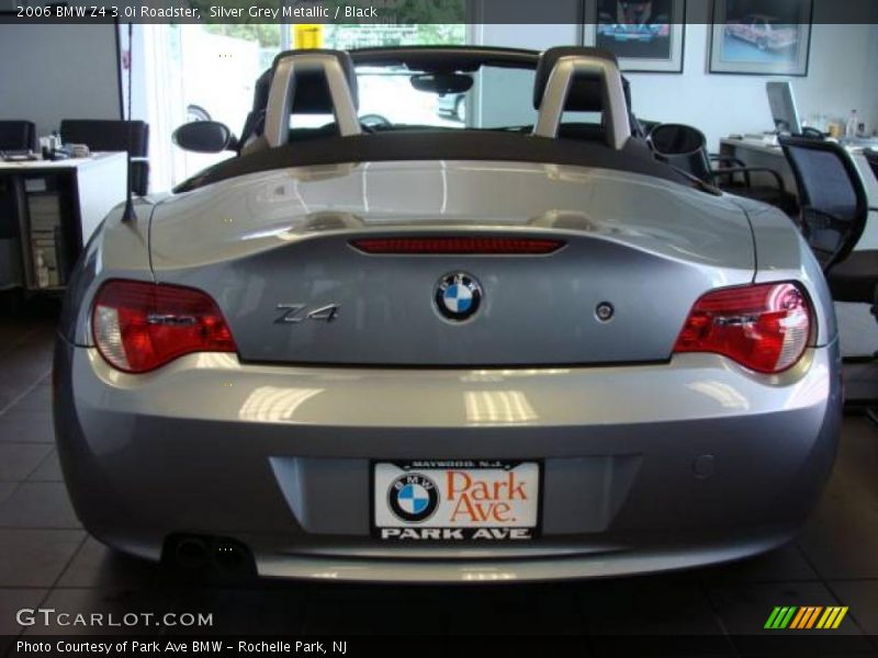 Silver Grey Metallic / Black 2006 BMW Z4 3.0i Roadster