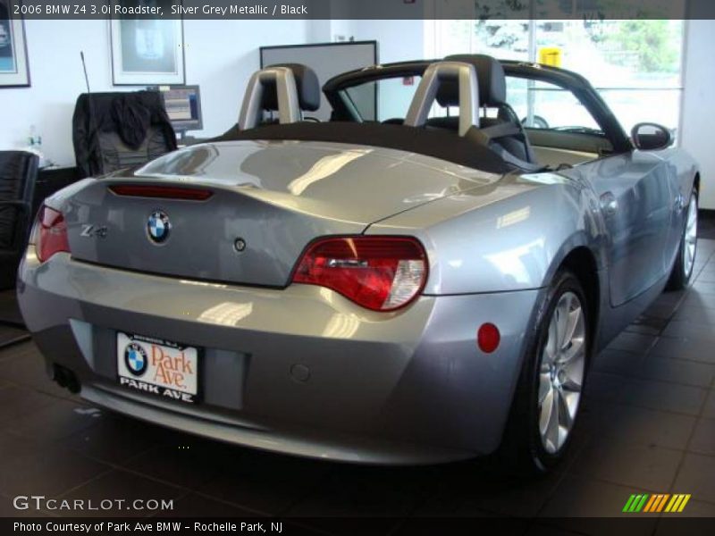 Silver Grey Metallic / Black 2006 BMW Z4 3.0i Roadster