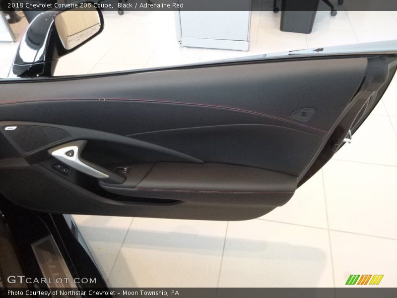 Black / Adrenaline Red 2018 Chevrolet Corvette Z06 Coupe