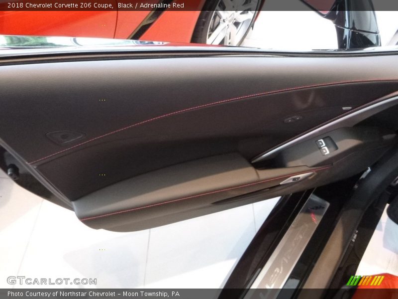 Black / Adrenaline Red 2018 Chevrolet Corvette Z06 Coupe