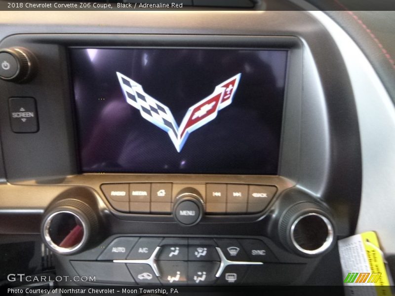 Black / Adrenaline Red 2018 Chevrolet Corvette Z06 Coupe