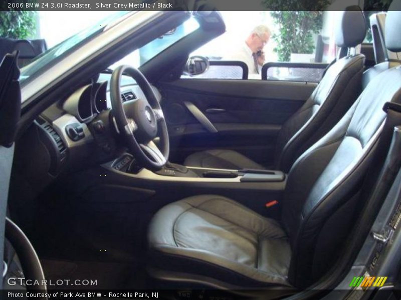 Silver Grey Metallic / Black 2006 BMW Z4 3.0i Roadster