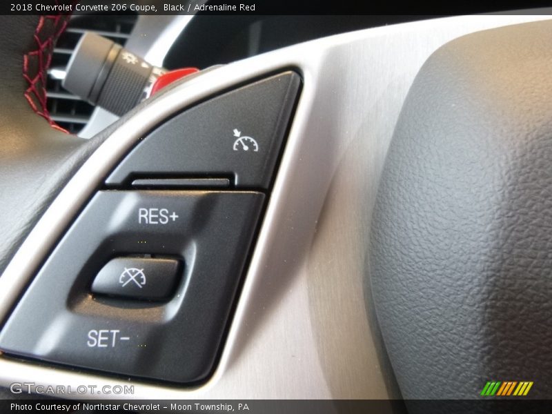Black / Adrenaline Red 2018 Chevrolet Corvette Z06 Coupe