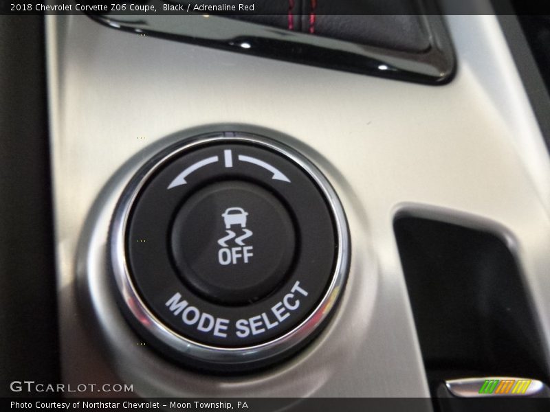 Black / Adrenaline Red 2018 Chevrolet Corvette Z06 Coupe