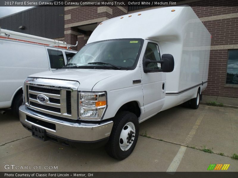 Oxford White / Medium Flint 2017 Ford E Series Cutaway E350 Cutaway Commercial Moving Truck