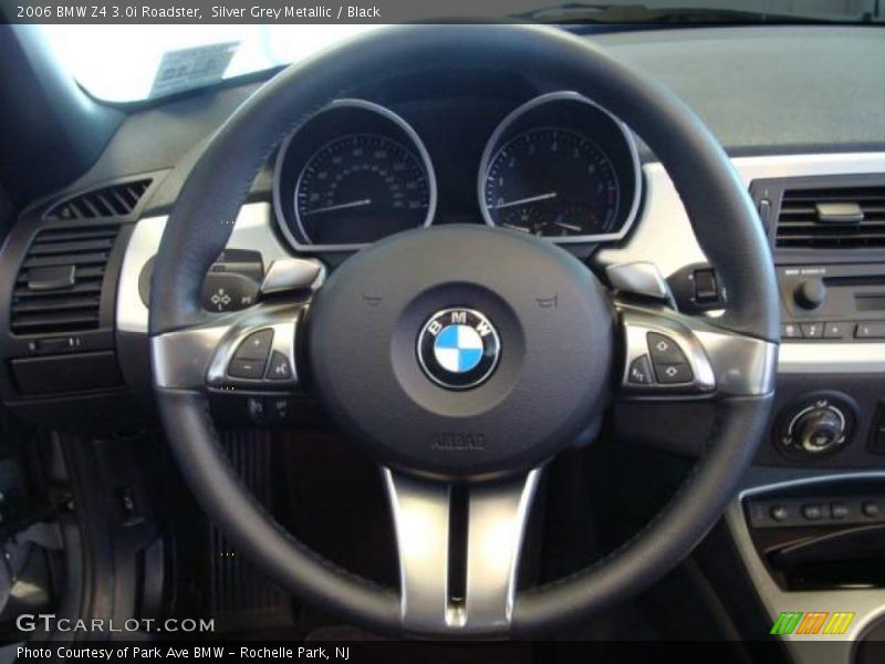 Silver Grey Metallic / Black 2006 BMW Z4 3.0i Roadster
