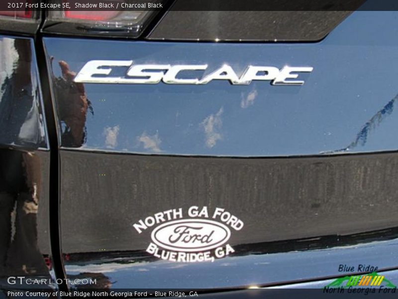 Shadow Black / Charcoal Black 2017 Ford Escape SE
