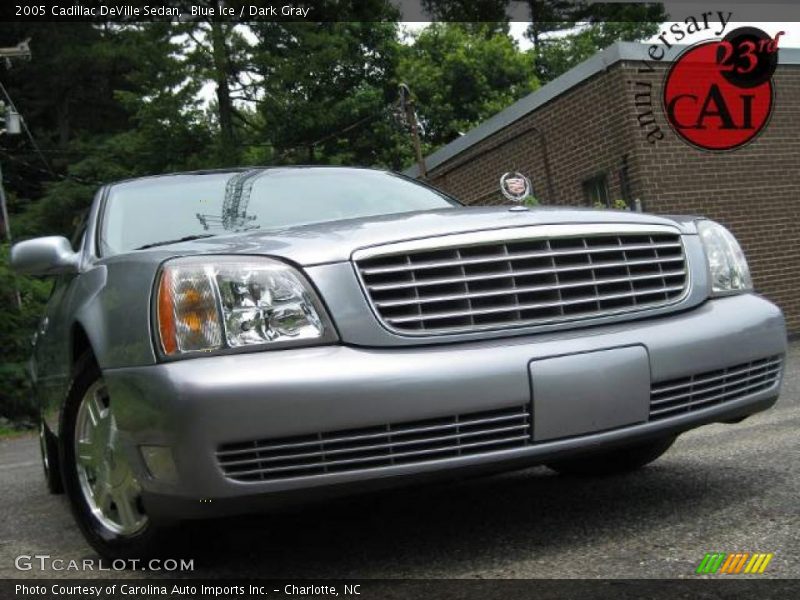 Blue Ice / Dark Gray 2005 Cadillac DeVille Sedan