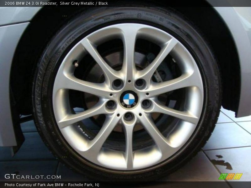 Silver Grey Metallic / Black 2006 BMW Z4 3.0i Roadster
