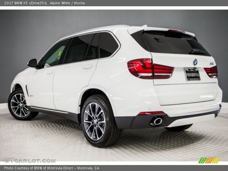 Alpine White / Mocha 2017 BMW X5 xDrive35d