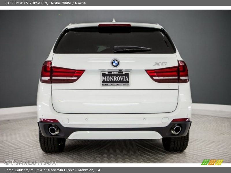 Alpine White / Mocha 2017 BMW X5 xDrive35d