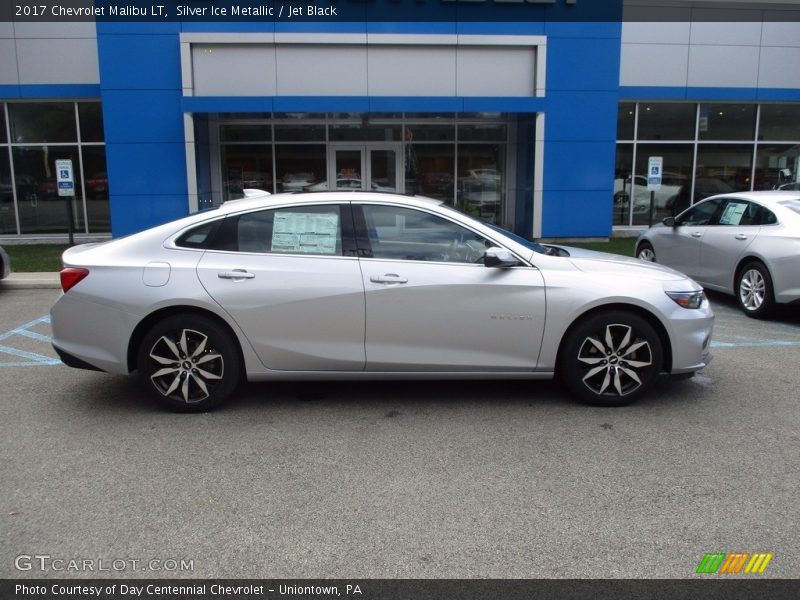 Silver Ice Metallic / Jet Black 2017 Chevrolet Malibu LT