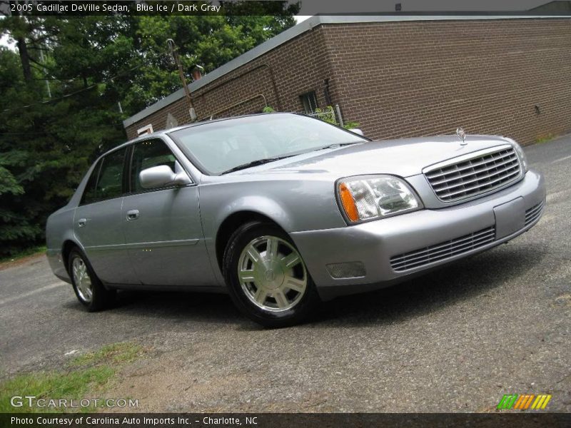 Blue Ice / Dark Gray 2005 Cadillac DeVille Sedan