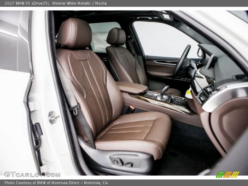 Mineral White Metallic / Mocha 2017 BMW X5 sDrive35i