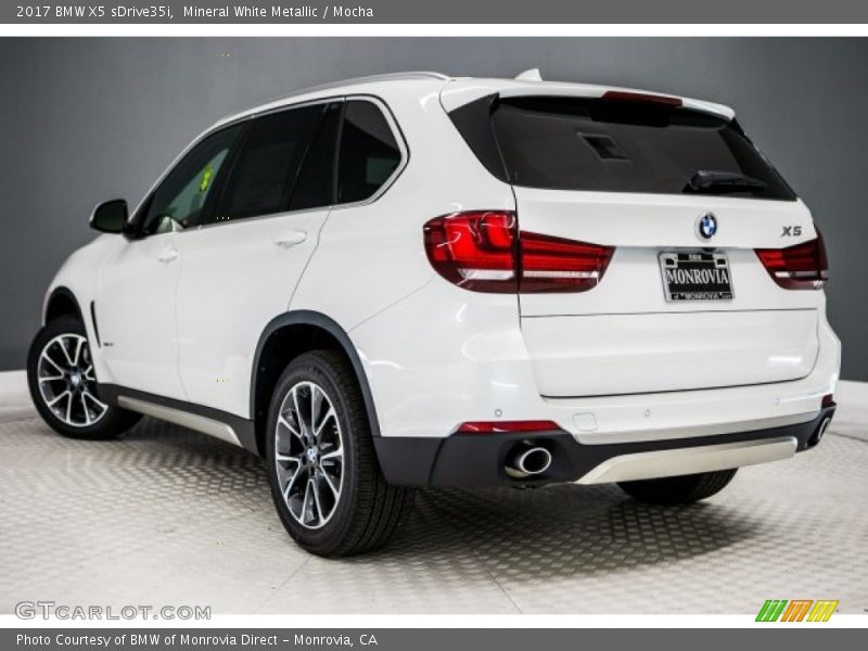 Mineral White Metallic / Mocha 2017 BMW X5 sDrive35i