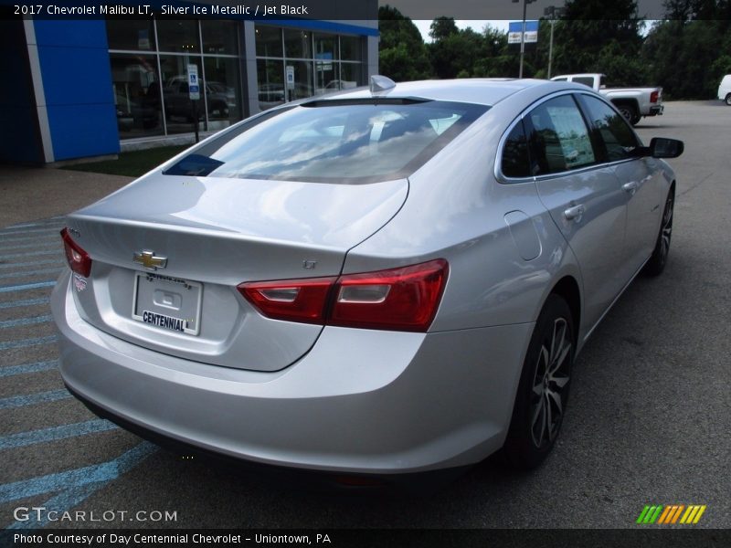 Silver Ice Metallic / Jet Black 2017 Chevrolet Malibu LT