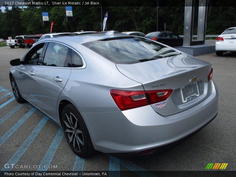 Silver Ice Metallic / Jet Black 2017 Chevrolet Malibu LT