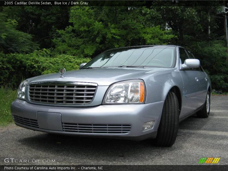 Blue Ice / Dark Gray 2005 Cadillac DeVille Sedan
