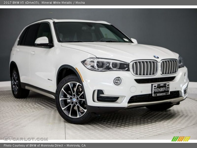 Mineral White Metallic / Mocha 2017 BMW X5 sDrive35i