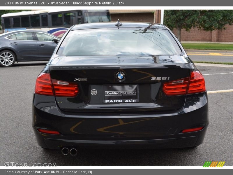 Black Sapphire Metallic / Black 2014 BMW 3 Series 328i xDrive Sedan