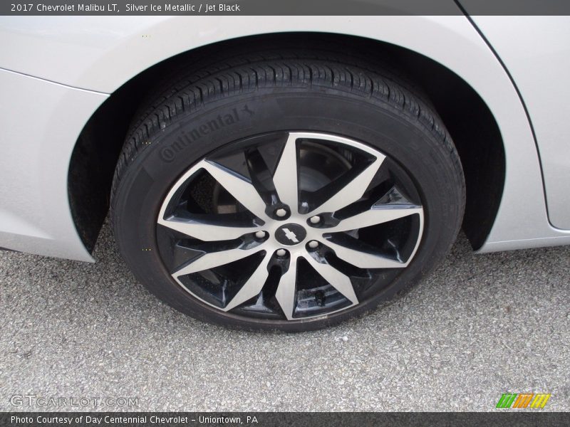 Silver Ice Metallic / Jet Black 2017 Chevrolet Malibu LT