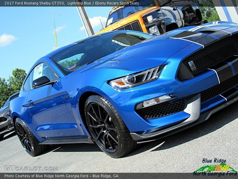 Lightning Blue / Ebony Recaro Sport Seats 2017 Ford Mustang Shelby GT350