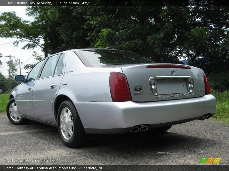 Blue Ice / Dark Gray 2005 Cadillac DeVille Sedan
