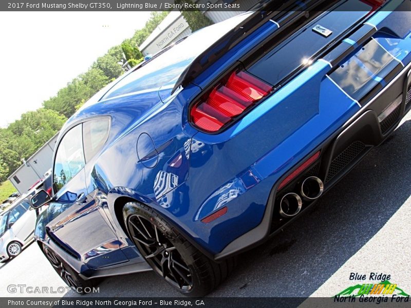 Lightning Blue / Ebony Recaro Sport Seats 2017 Ford Mustang Shelby GT350