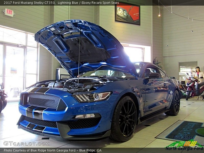 Lightning Blue / Ebony Recaro Sport Seats 2017 Ford Mustang Shelby GT350