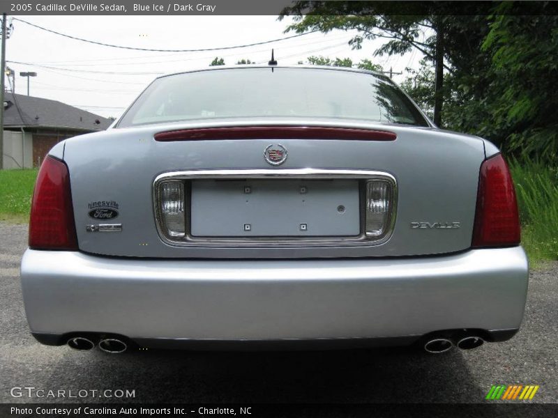 Blue Ice / Dark Gray 2005 Cadillac DeVille Sedan