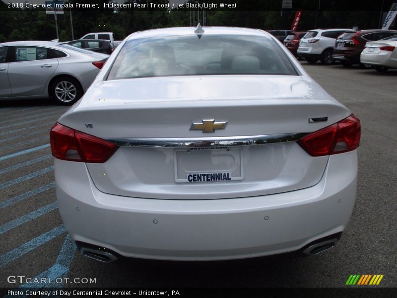 Iridescent Pearl Tricoat / Jet Black/Light Wheat 2018 Chevrolet Impala Premier