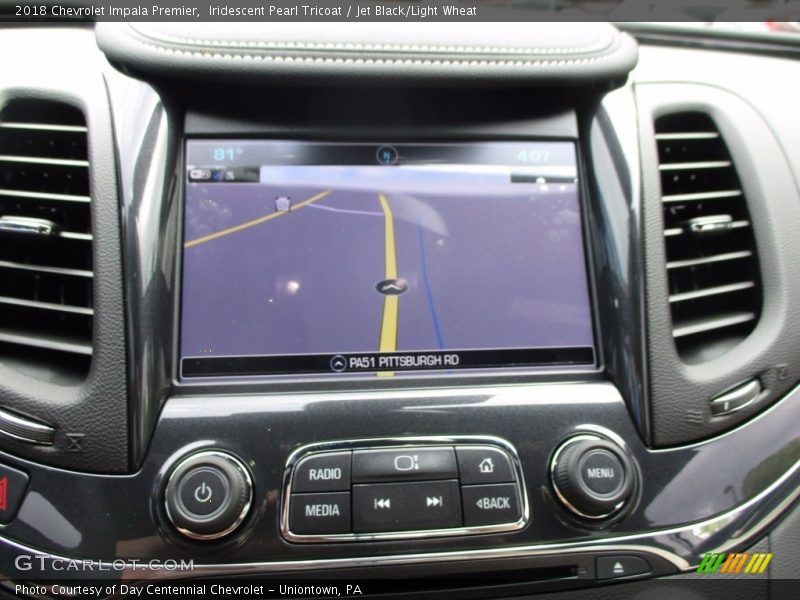 Navigation of 2018 Impala Premier