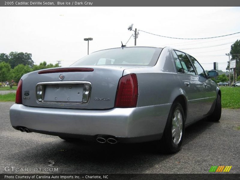 Blue Ice / Dark Gray 2005 Cadillac DeVille Sedan