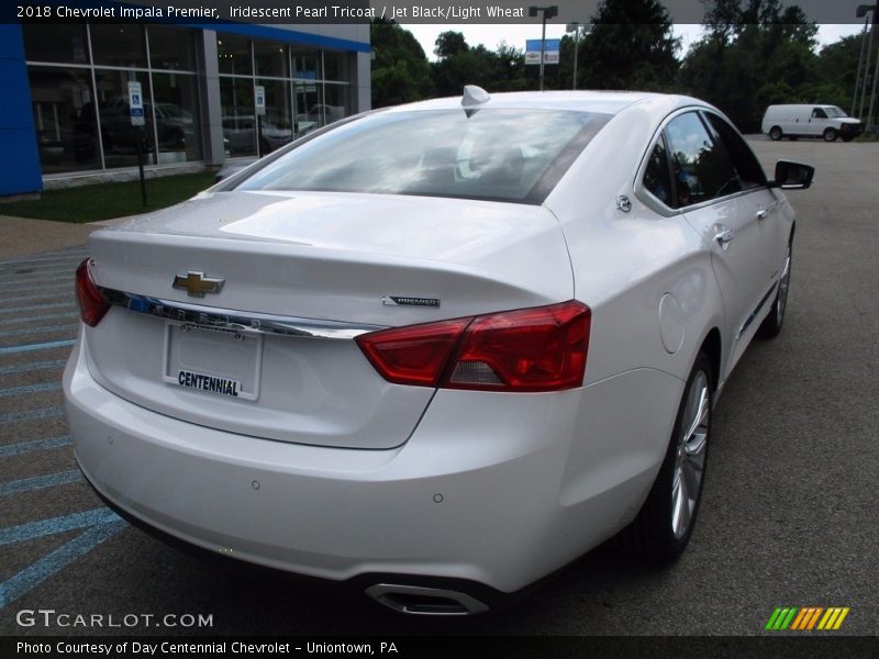 Iridescent Pearl Tricoat / Jet Black/Light Wheat 2018 Chevrolet Impala Premier