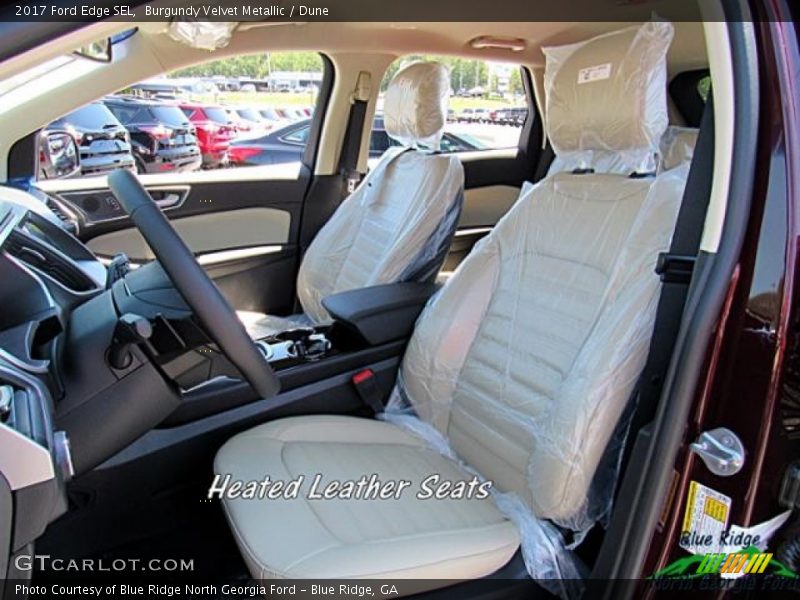 Burgundy Velvet Metallic / Dune 2017 Ford Edge SEL