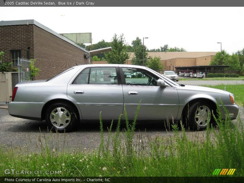 Blue Ice / Dark Gray 2005 Cadillac DeVille Sedan