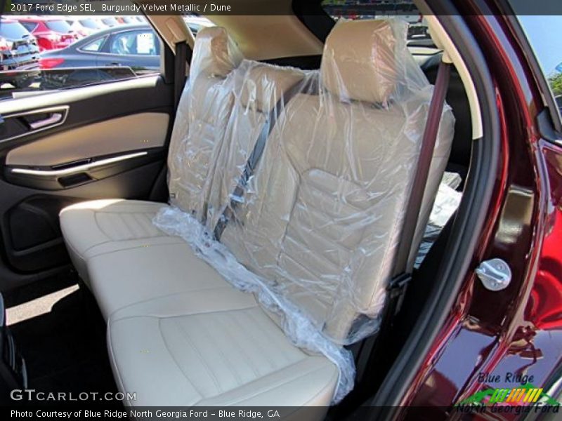 Burgundy Velvet Metallic / Dune 2017 Ford Edge SEL