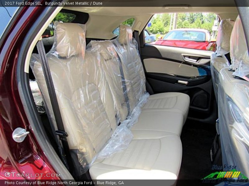 Burgundy Velvet Metallic / Dune 2017 Ford Edge SEL