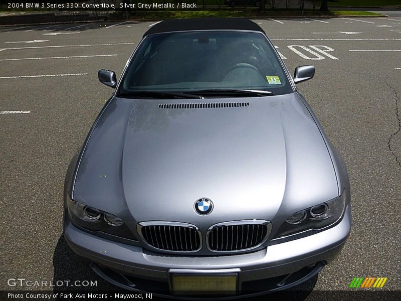 Silver Grey Metallic / Black 2004 BMW 3 Series 330i Convertible