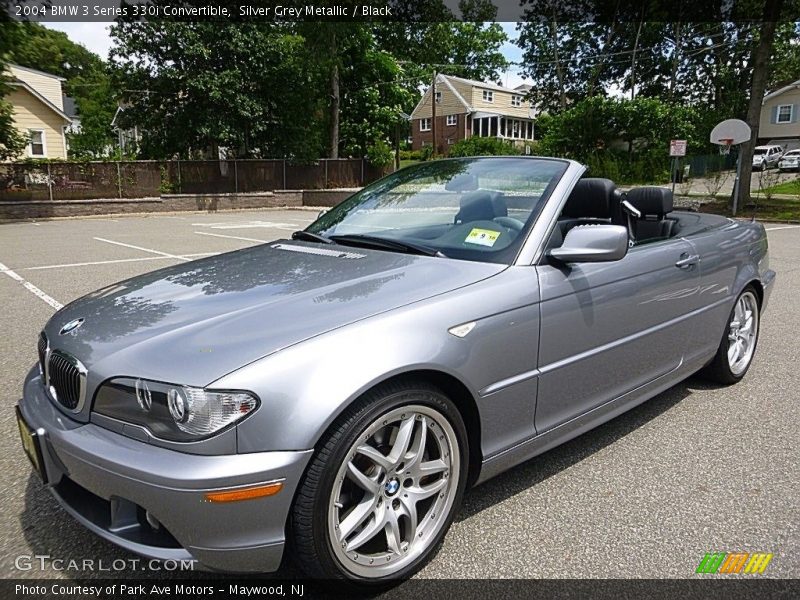 Silver Grey Metallic / Black 2004 BMW 3 Series 330i Convertible