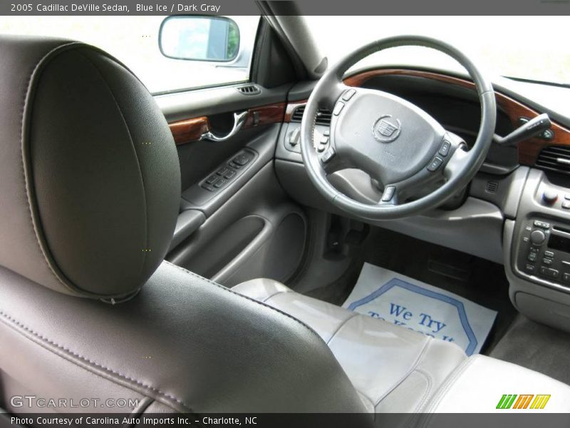 Blue Ice / Dark Gray 2005 Cadillac DeVille Sedan