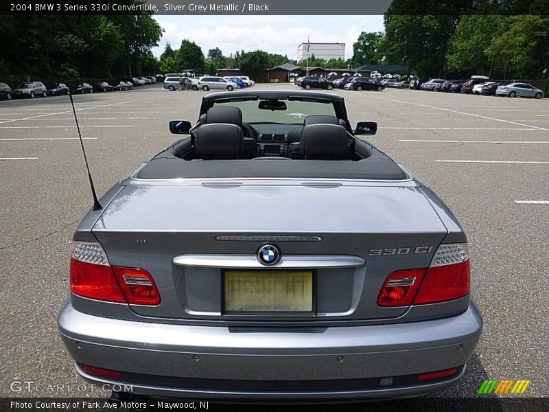Silver Grey Metallic / Black 2004 BMW 3 Series 330i Convertible