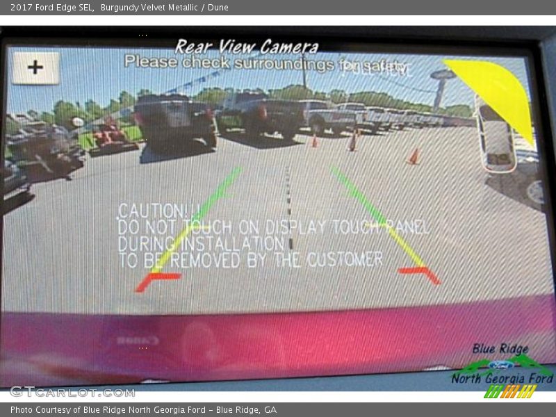 Burgundy Velvet Metallic / Dune 2017 Ford Edge SEL