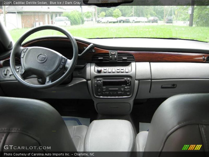 Blue Ice / Dark Gray 2005 Cadillac DeVille Sedan