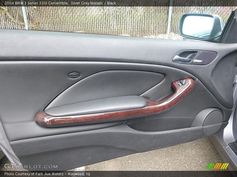 Silver Grey Metallic / Black 2004 BMW 3 Series 330i Convertible