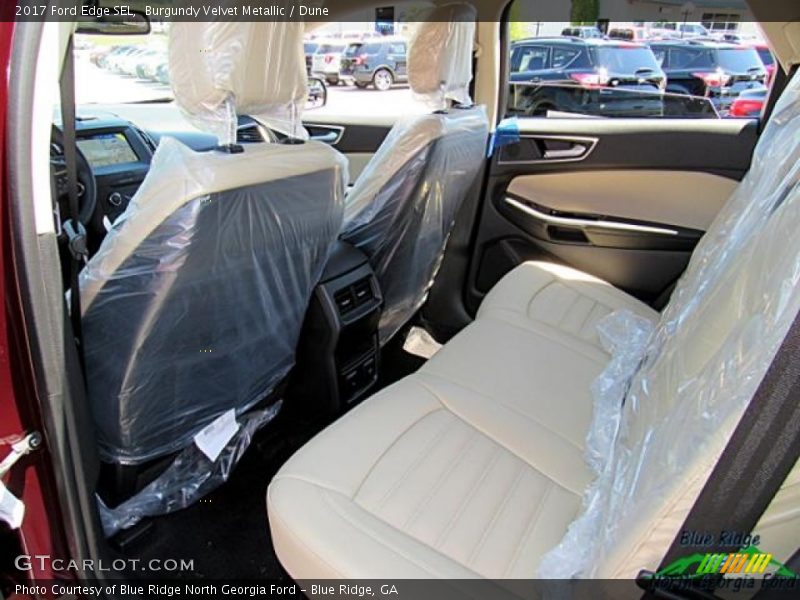 Burgundy Velvet Metallic / Dune 2017 Ford Edge SEL