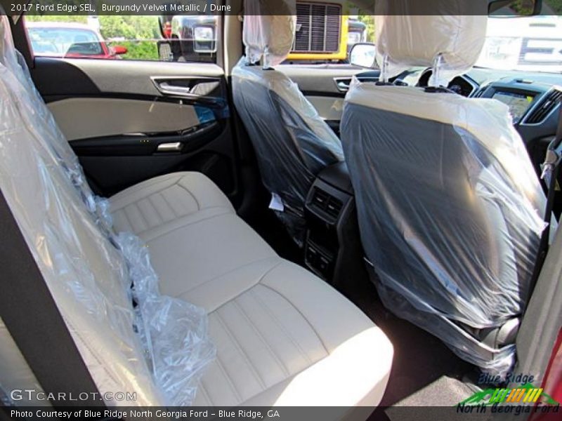 Burgundy Velvet Metallic / Dune 2017 Ford Edge SEL