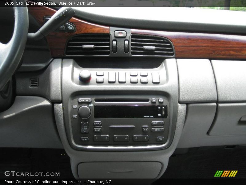 Blue Ice / Dark Gray 2005 Cadillac DeVille Sedan