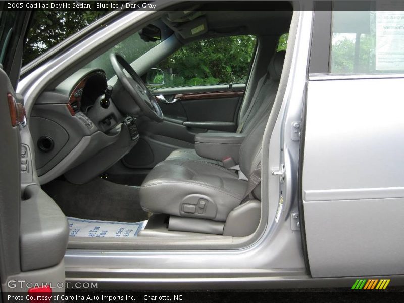 Blue Ice / Dark Gray 2005 Cadillac DeVille Sedan
