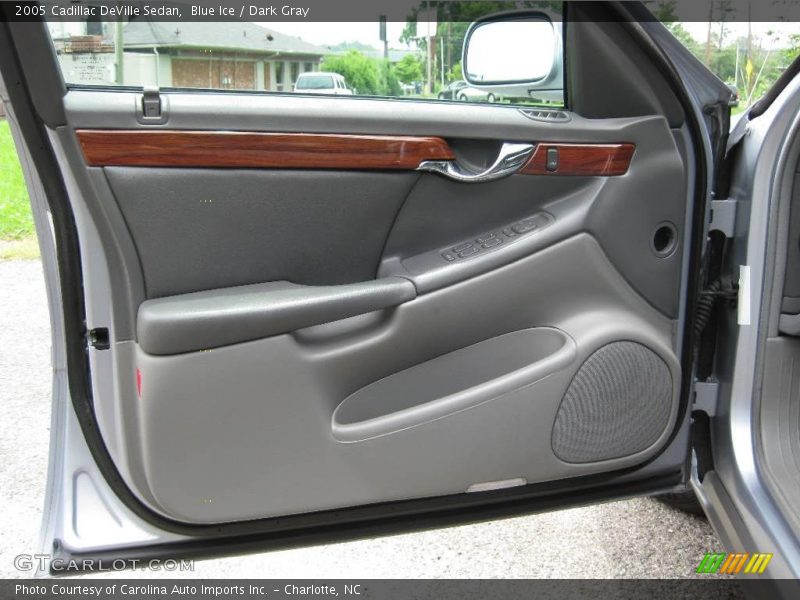 Blue Ice / Dark Gray 2005 Cadillac DeVille Sedan